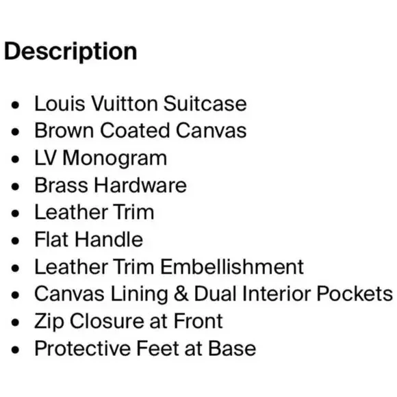 LOUIS VUITTON MONOGRAM CANVAS TRAVEL BAG – VINTAGE LV LOGO LUGGAGE - Picture 14 of 16